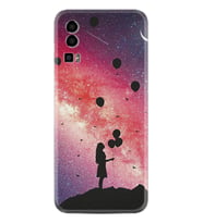 General Mobile Gm 23 Kılıf Resimli Desenli Baskılı Silikon Flowers Cat 2 1349