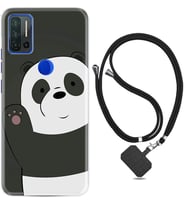 Reeder P13 Blue Max Pro Kılıf Desenli İpli Askılı Hello Panda 1709