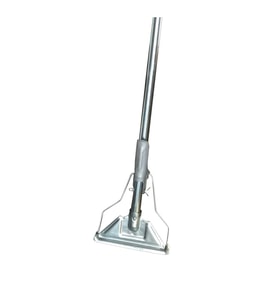 Yedek Dar Islak Mop ve Saplı Metal Mop Tutucu Seti