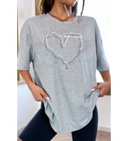 Unisex Holiday Tasarım Tshirt (Gri)