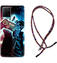 Vivo Y11S Y21S Y20 Y20S Y70 Kılıf Boyun Asklı Rasta Silikon Play Me 1757