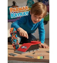 Premium Parmak Kaykay Rampalı ve Sök Tak Aksesuarlı 3+ Yaş