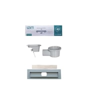 Ubm Duş Kanalı 40 cm (Gri)
