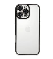 Apple İphone 16 Pro Kılıf Razer Lensli Silikon - Siyah