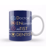 Doctor Engineer Artist Dentist 035 Kupa Bardak Porselen