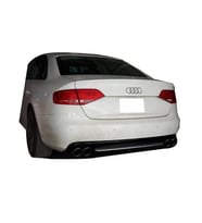 Drs Tuning Audi A4 Uyumlu B8 2008 - 2012 S4 Arka Tampon Eki - Difüzör ( Plastik)