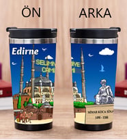Edirne Tasarımlı Fotoğraflı Termos