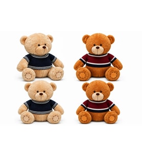 2001008PELUŞ AYI OTURAN KAZAKLI 42 CM (adet fiyatıdır)