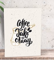 BK Gift Coffee Tasarımlı Dekoratif Mini Kanvas Tablo 15x20cm-43