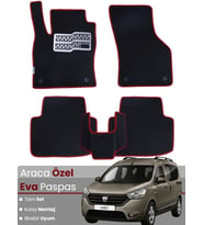 DACİA DOKKER (2012-2023) Uyumlu EVA Paspas Tam Set–Araca Özel,Su Geçirmez,Kolay Montaj