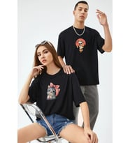 Sevgili Tshirt Çift Kombini Cat (2'li fiyattır) (Siyah)