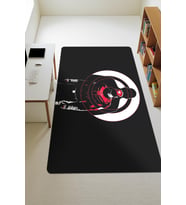 Modern Desenli Dijital Baskı Kaymaz Taban Çocuk ve Genç Odası Halısı H0744