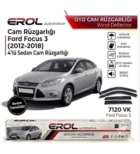 Ford Focus 3 (2012-2018) 4'lü Mugen Cam Rüzgarlığı