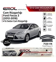 Ford Focus 3 (2012-2018) 4'lü Mugen Cam Rüzgarlığı