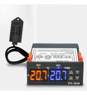 Stc-3028 Dijital Sıcaklık Nem Ölçer 110-220v 10a Termostat