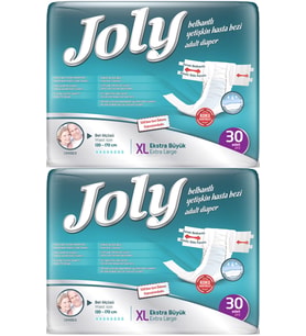 Joly Yetişkin Bezi Bel Bantlı XL - Ekstra Large - Extra Large 60 Adet