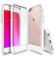 Ringke Frame iPhone 6s/ 6 ile Uyumlu Çerçeveli Bumper Kılıf Pearl White