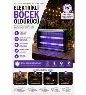 Güçlü Çekim Özellikli UV Haşere Kontrol Cihazı 10 Watt