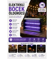 Güçlü Çekim Özellikli UV Haşere Kontrol Cihazı 10 Watt