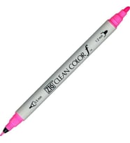 Zig Clean Color f Çift Uçlu Kalem 003 Fluorescent Pink 