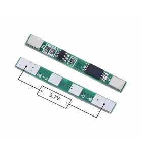 1S 3A 3.7V BMS Koruma Kartı Lityum Batarya 18650 Li-ion Lipo
