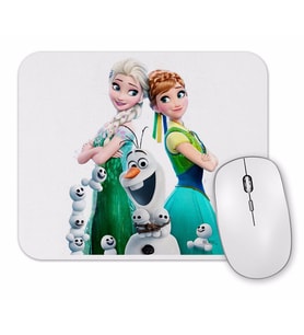 Elsa Frozen Fever Anna Olaf Mouse Pad