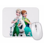 Elsa Frozen Fever Anna Olaf Mouse Pad