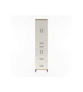 Hyperion Dolap 4 Raflı 4 Çekmeceli 4 Kapaklı 60x44x243 Çam-Aytaşı