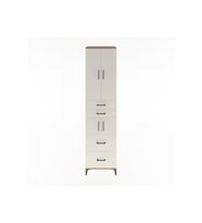 Hyperion Dolap 4 Raflı 4 Çekmeceli 4 Kapaklı 60x44x243 Çam-Aytaşı
