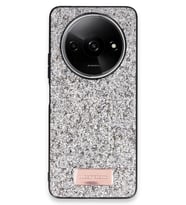 Redmi A3 4G Bright Simli Kapak - Gümüş