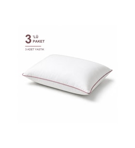 Cloud Support Biyeli Yastık 3'li Paket 50x70 cm 1100 gr Boncuk Silikon Elya