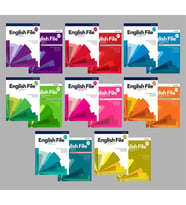 English File 4th Edition Beginner + Elementary + Pre-intermediate + intermediate + intermediate Plus +  Upper-intermediate + Advanced + Advanced Plus  Student's Book With Online Practice + Workbook (Access Code VARDIR) ( 8 li SET)