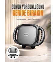 Fonksiyonlu Şarjlı Masaj Aleti 6 Başlık 2000 mAh Ergonomik Gövde Yeni Nesil