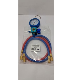 TEK MANİFOLD KIRMIZI HORTUMLU R 22-404 134 410 39300314 SARCOOL 