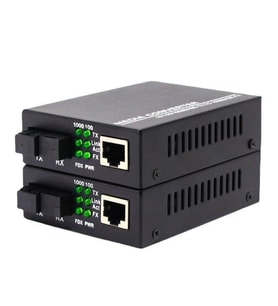ROSE HTB-GS-03 A/B Gigabit Fiber Optik Medya Dönüştürücü (Siyah)