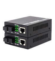 ROSE HTB-GS-03 A/B Gigabit Fiber Optik Medya Dönüştürücü (Siyah)