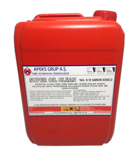 SUPER OIL CLEAN Konsantre Yanık Yağ ve Karbon Sökücü - 10 Kg