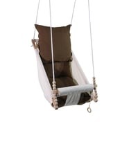 Bilababy  Swing Cappuccino Çocuk Salıncak Yatak İpli Tavan Salıncak Hamak Emliyet Kemerli Yastıklı