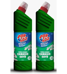 Porçöz Yoğun Kıvamlı Çamaşır Suyu Bahar Tazeliği 2X750ml