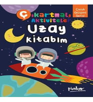 Çıkartmalı Aktiviteler Uzay Kitabım