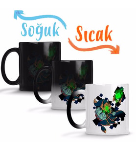 League Of Legends Bölüm Sonu Canavarı Boss Lol Veigar Sihirli Kupa Bardak Porselen