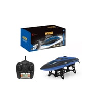 H100 RC Hız teknesi su geçirmez yüksek hızlı 35 CM Mavi RENK