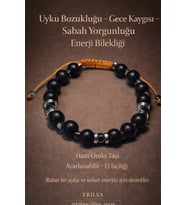 Sertifikalı Turuncu Uyku Denge Enerji Bilekliği – Ham Oniks Taşı Ayarlanabilir El İşçiliği