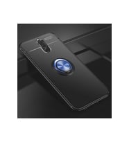 Huawei Mate 10 Lite Uyumlu Kılıf Zore Ravel Silikon Kapak (Siyah-Mavi)