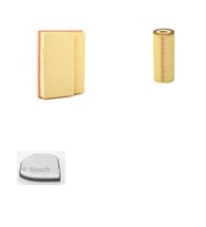 Bosch Filtre Bakım Seti Mercedes CLK 200 C208 163 Beygir 1997-2001 Benzin Hava + Yağ f. + Polen Filtre Sardes