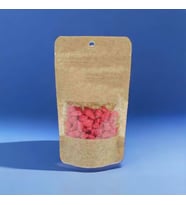 Kraft Pencereli Doypack 85x145 mm 10 li Paket