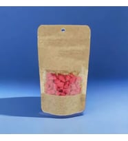 Kraft Pencereli Doypack 85x145 mm 10 li Paket