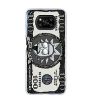 Poco X3 Pro / X3 NFC Uyumlu Rick Para Tasarımlı Şeffaf Telefon Kılıfı