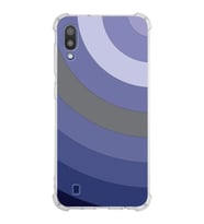 Samsung Galaxy M10  Köşe Korumalı Antişok Kapak Renk Cümbüşü Tasarımlı  Silikon Kılıf (Şeffaf)