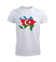 Azerbaycanlı Tişört (Düz Beyaz)